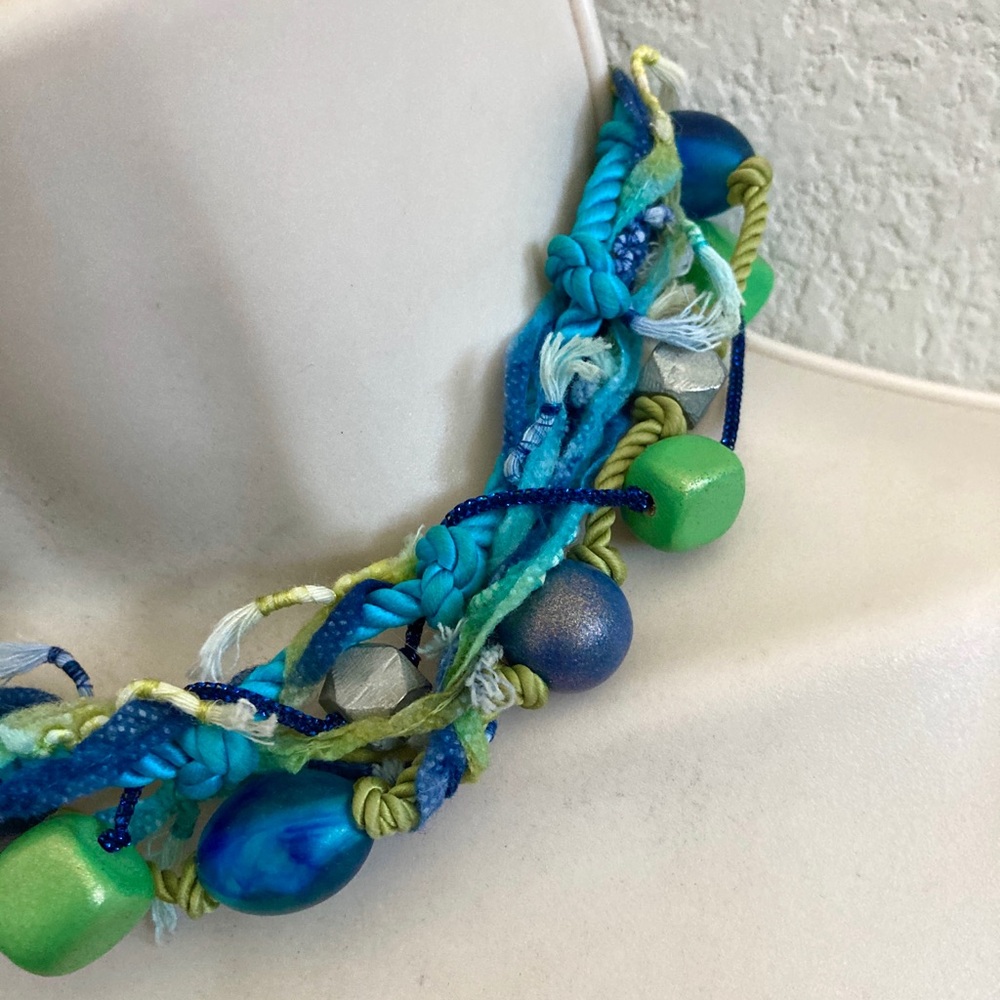 Mint Boho Style Chico’s Adjustable Length Necklace - image 5